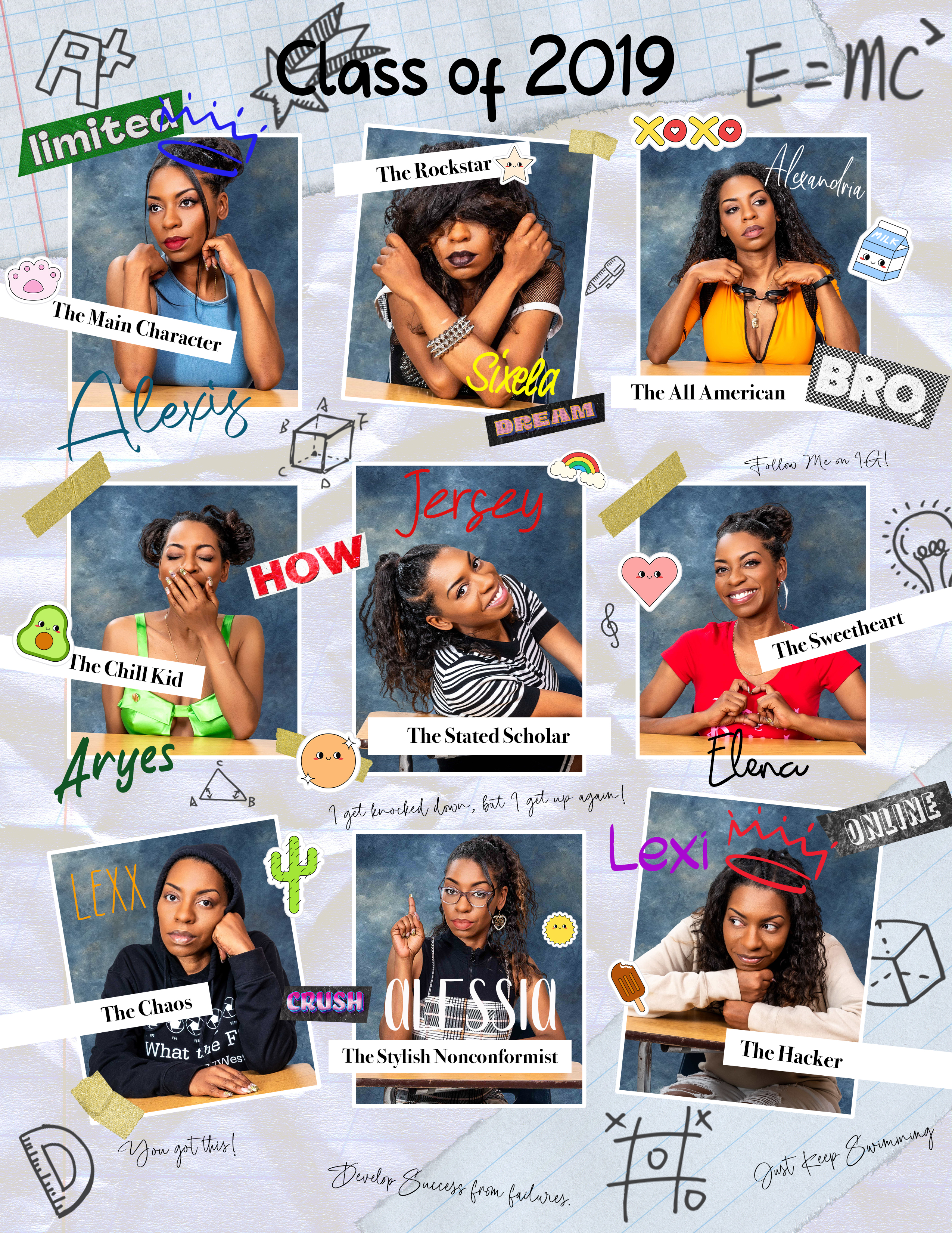 Class of 2025 yearbook grid